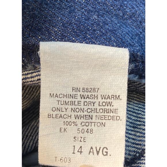 Vintage Congo Trader Paperbag Blue Denim Ultra High-Rise Jeans Women's Size 14 - Picture 4 of 9